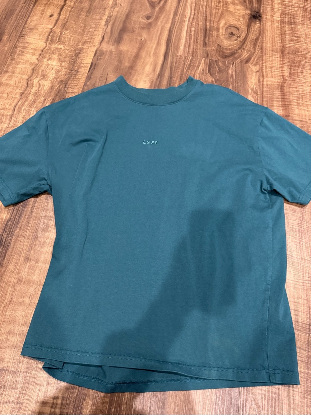 LSKD Women's Teal Crewneck Short Sleeve Tee